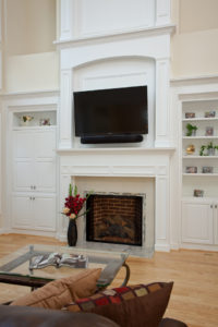 Fireplace in Family Room got Remodeled