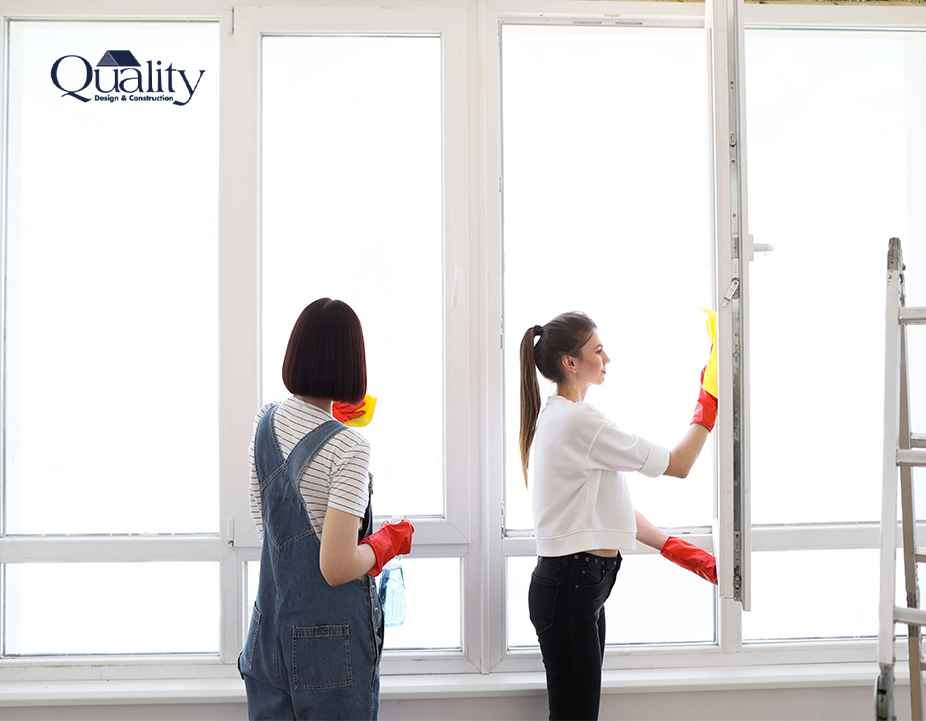 how to clean Eze Breeze windows