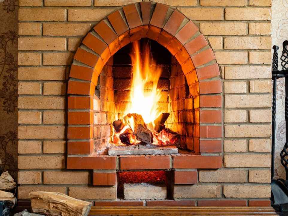 Brick-Fireplace