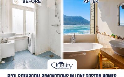 Before & After: Real Bathroom Renovations in Lake Gaston Homes